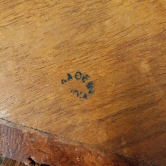 Vintage Inlaid Hand Carved Decorative Serving Bowl Vintage Wooden Tray India - Picture 6 of 8